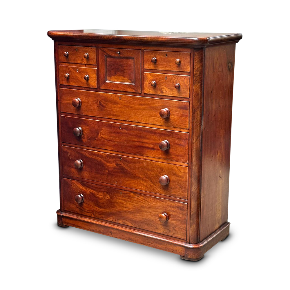 19th century Australian cedar 8 drawer chest c.1870
