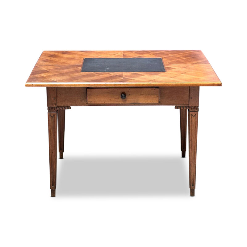 French walnut occasional table with slate insert c.1800