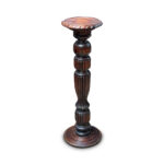 Jacobean style oak pedestal