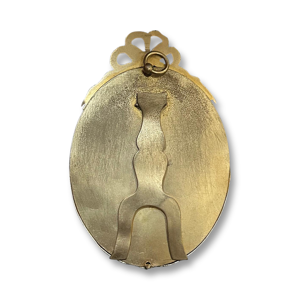 KPM porcelain portrait of Lady Hamilton by Angelica Kauffman c.1800