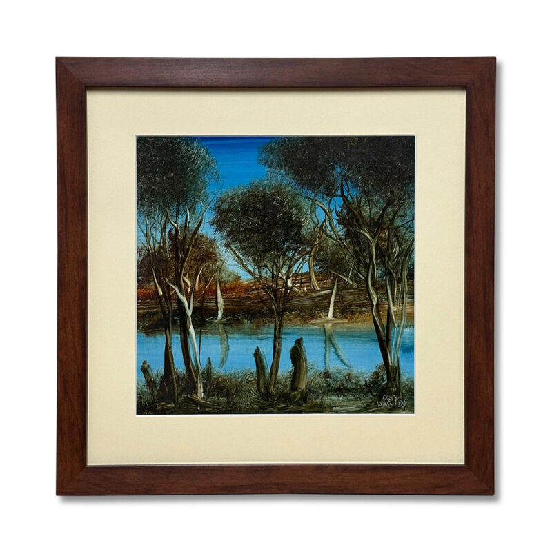 Pro Hart (1928-2006) Desert Creek