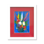 Pro Hart (1928-2006) Flowers mini