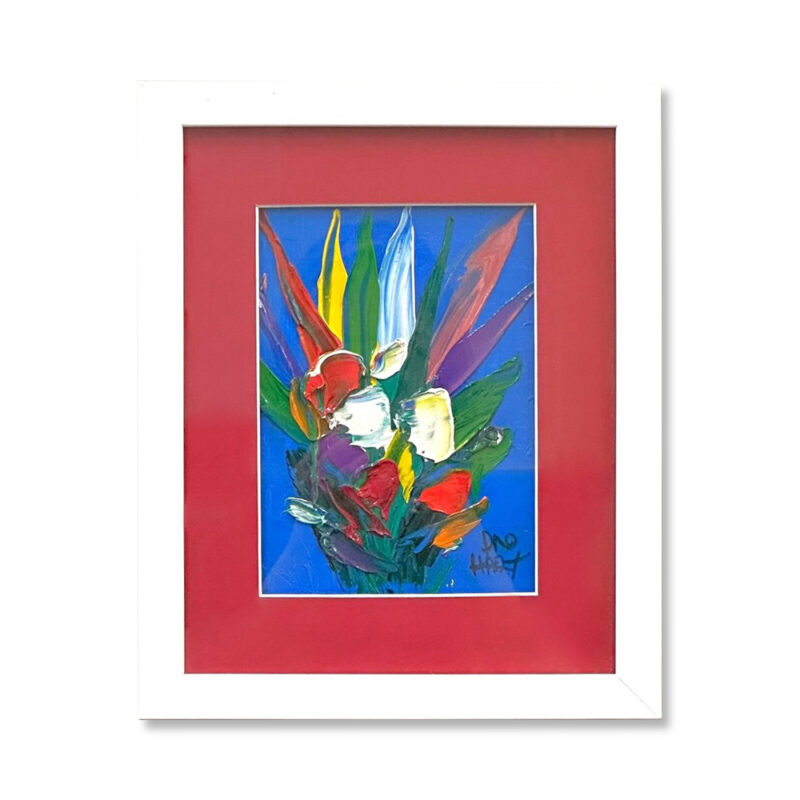 Pro Hart (1928-2006) Flowers mini