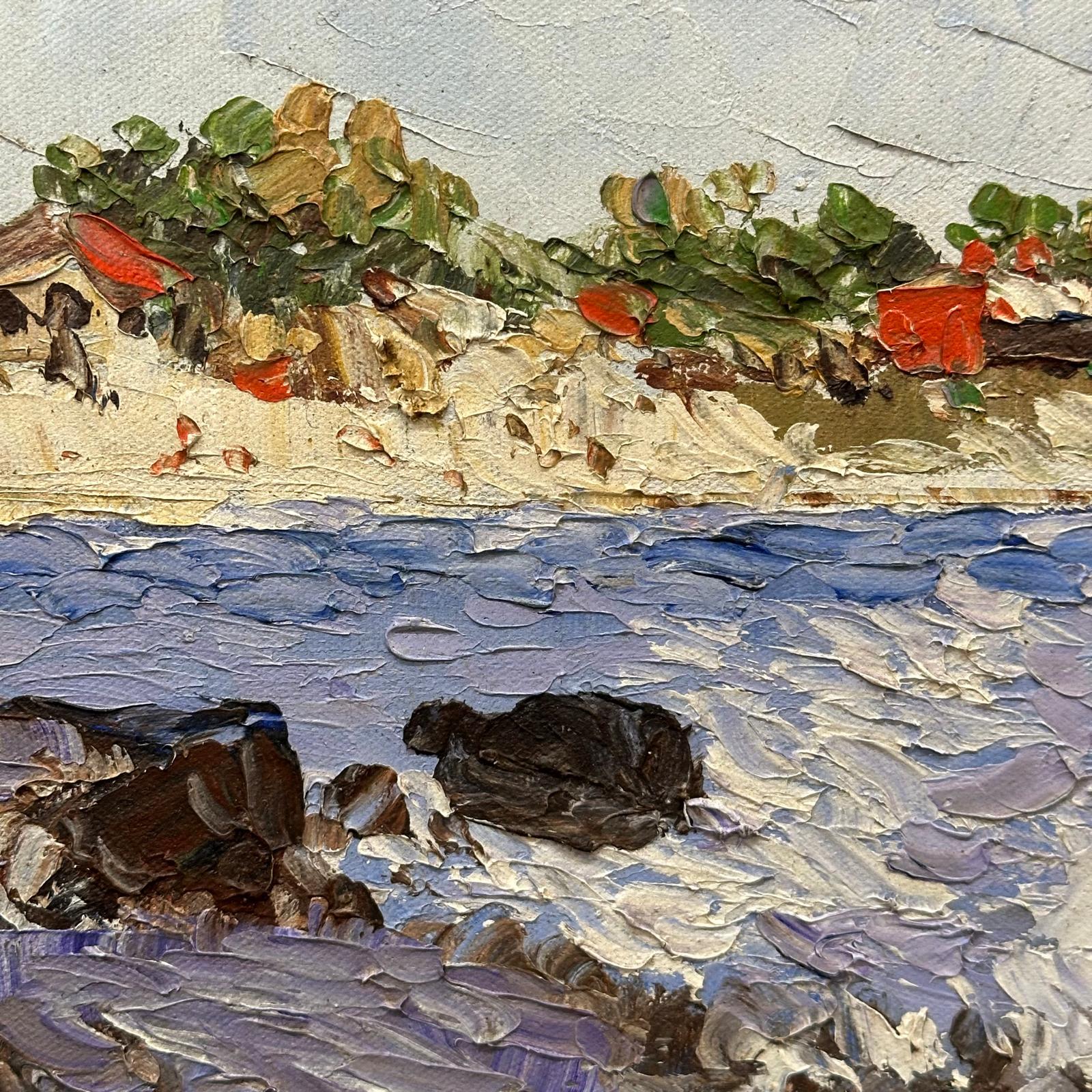 Pro Hart (1928-2006) Noosa from the Rock