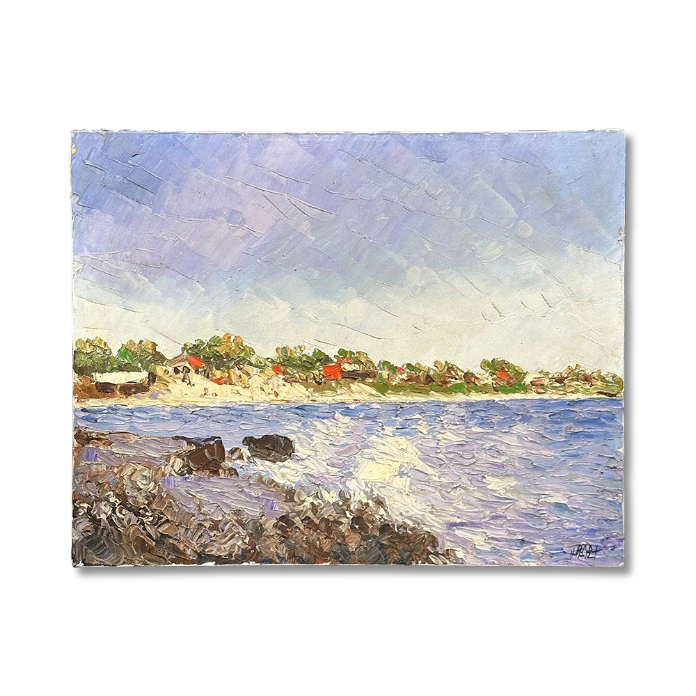 Pro Hart (1928-2006) Noosa from the Rock