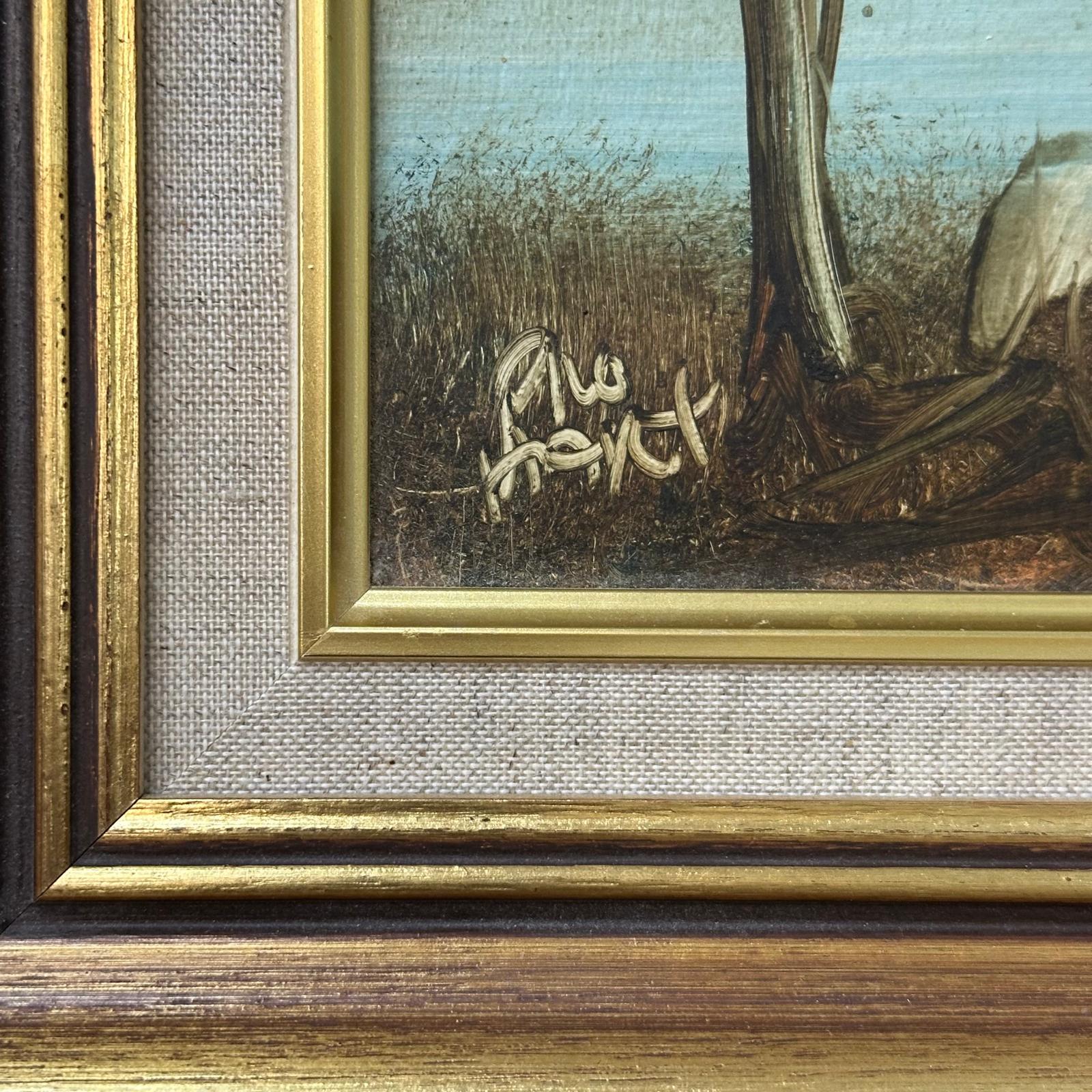 Pro Hart (1928-2006) Water Birds