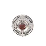 Scottish silver brooch pendant with central citrine c.1890