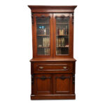 Australian cedar secretaire bookcase c.1880