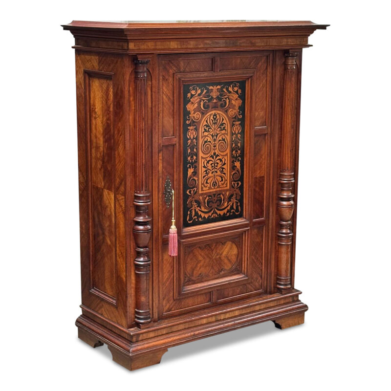 19th century French marquetry cabinet c.1890