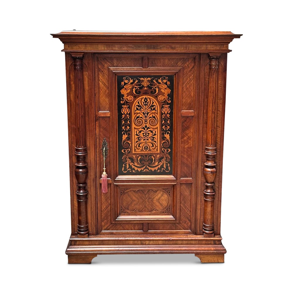 19th century French marquetry cabinet c.1890