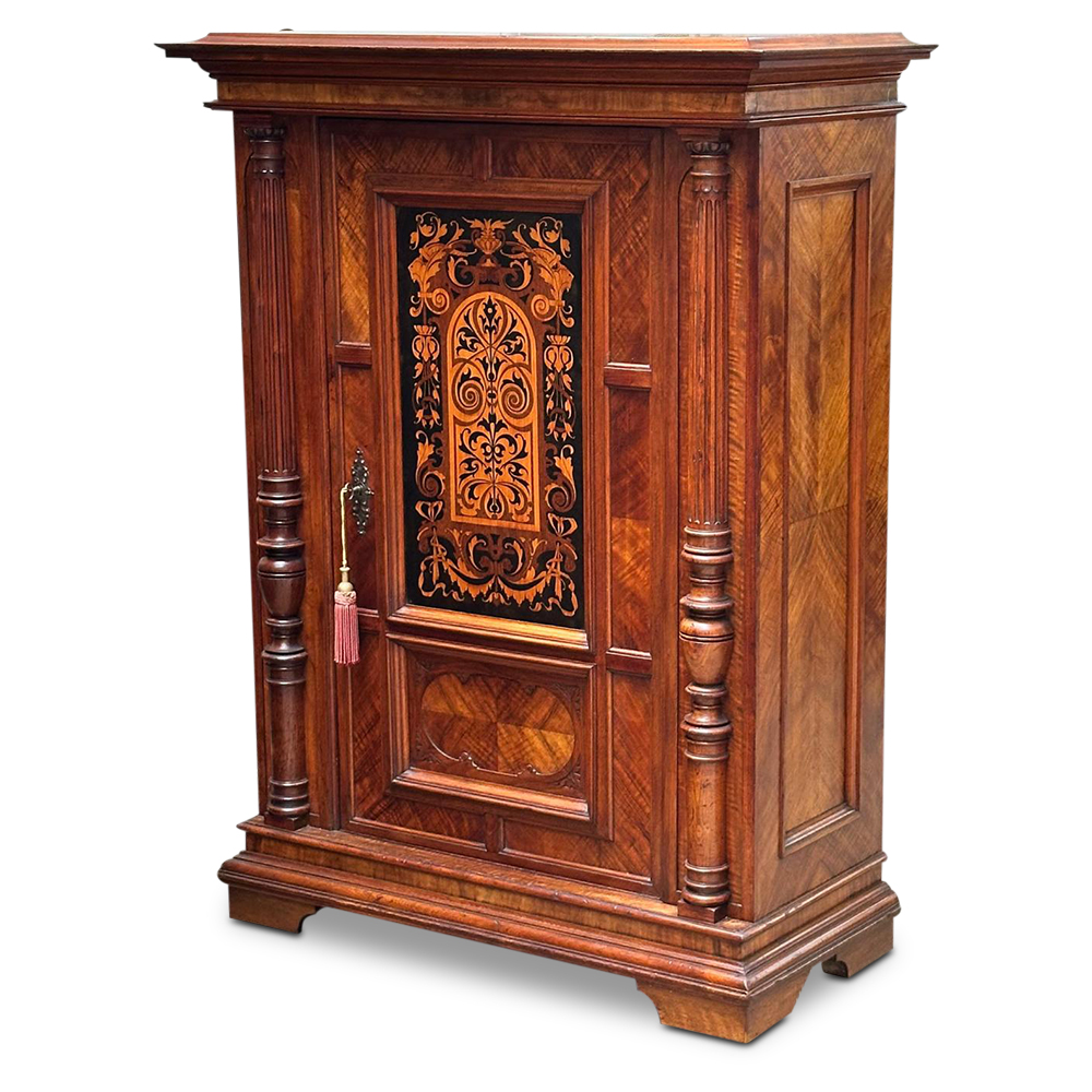 19th century French marquetry cabinet c.1890