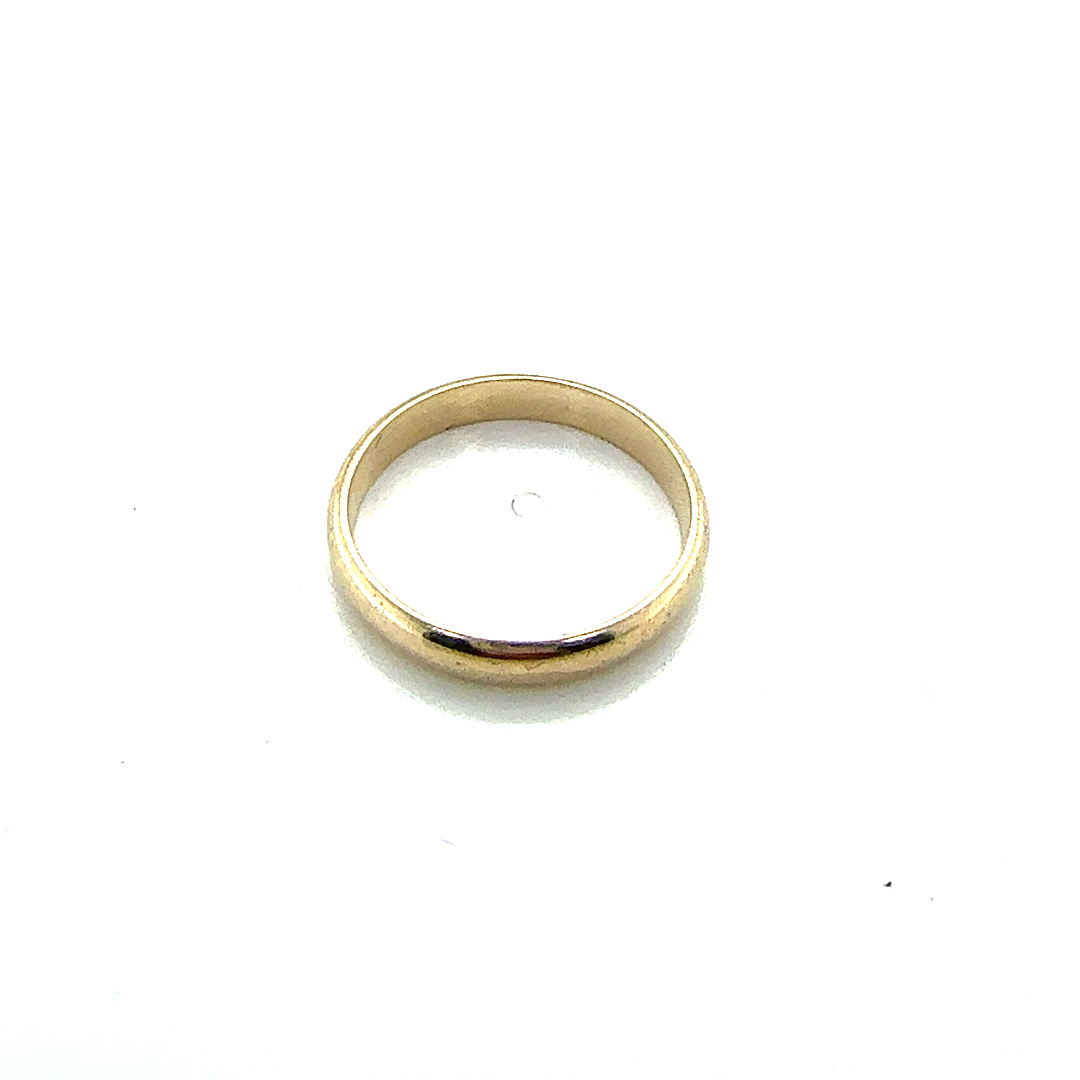 Antique 9ct gold wedding band
