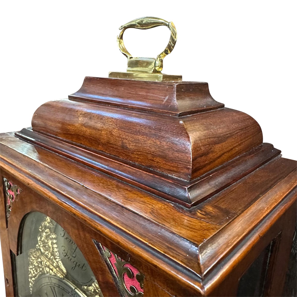 19th century English walnut 8 day bracket clock c.1870