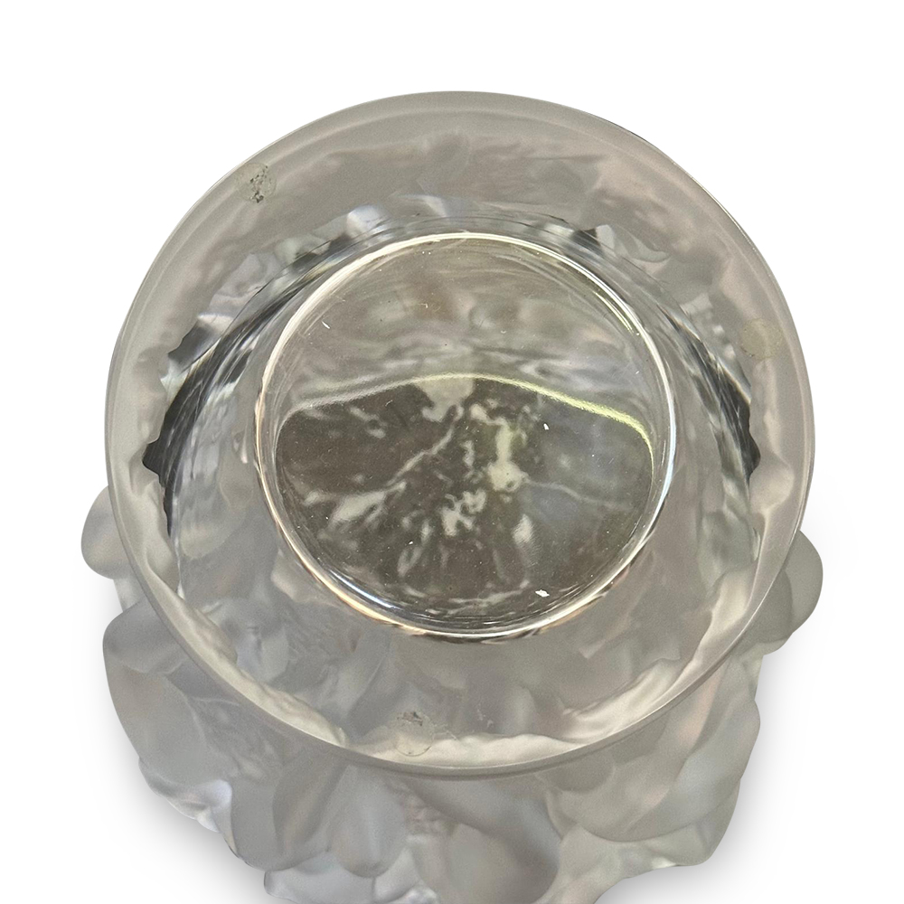 Lalique crystal Iconic Bacchantes vase c.2000