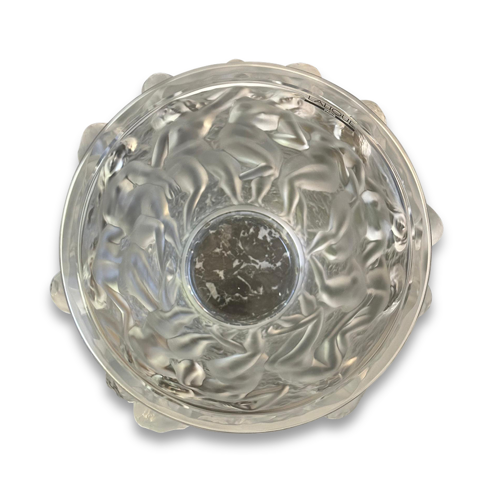 Lalique crystal Iconic Bacchantes vase c.2000