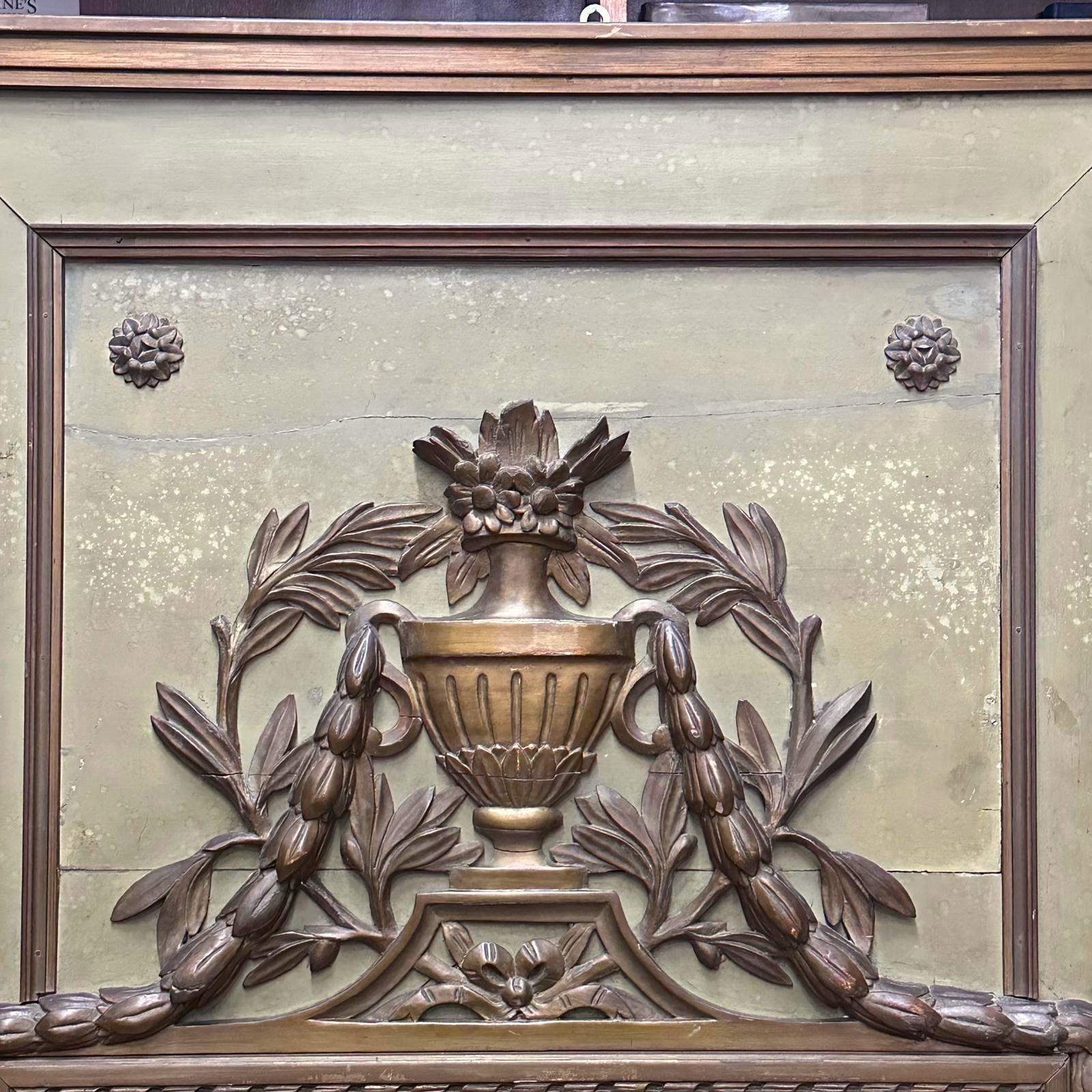 19th century French ornate wall mirror c.1860