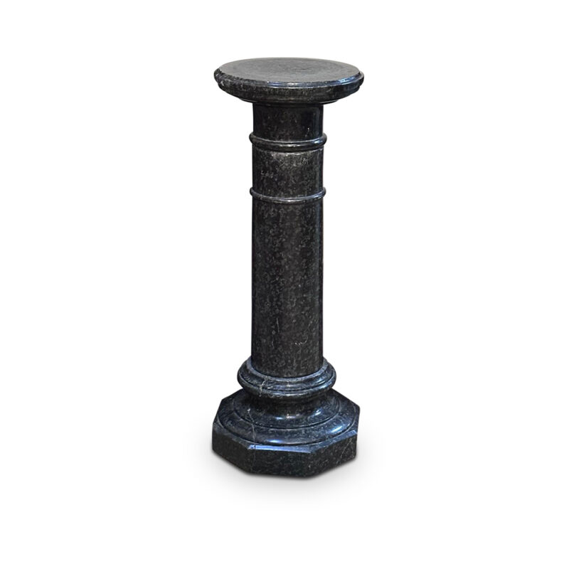 19th century verte marble pedestal c.1870
