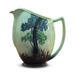 Carlton ware Rabbits at dusk green jug c.1930