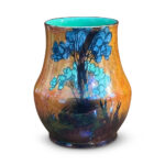 Carlton ware Rabbits at dusk large vase c.1930