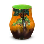 Carlton ware Rabbits at dusk small vase 2 c.1930