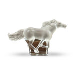 Lalique Kazak galloping horse c.2000