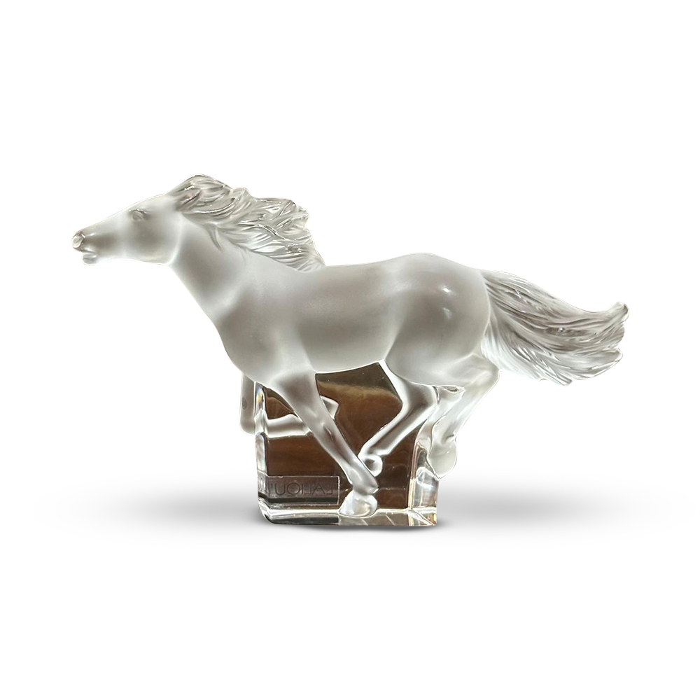 Lalique Kazak galloping horse c.2000