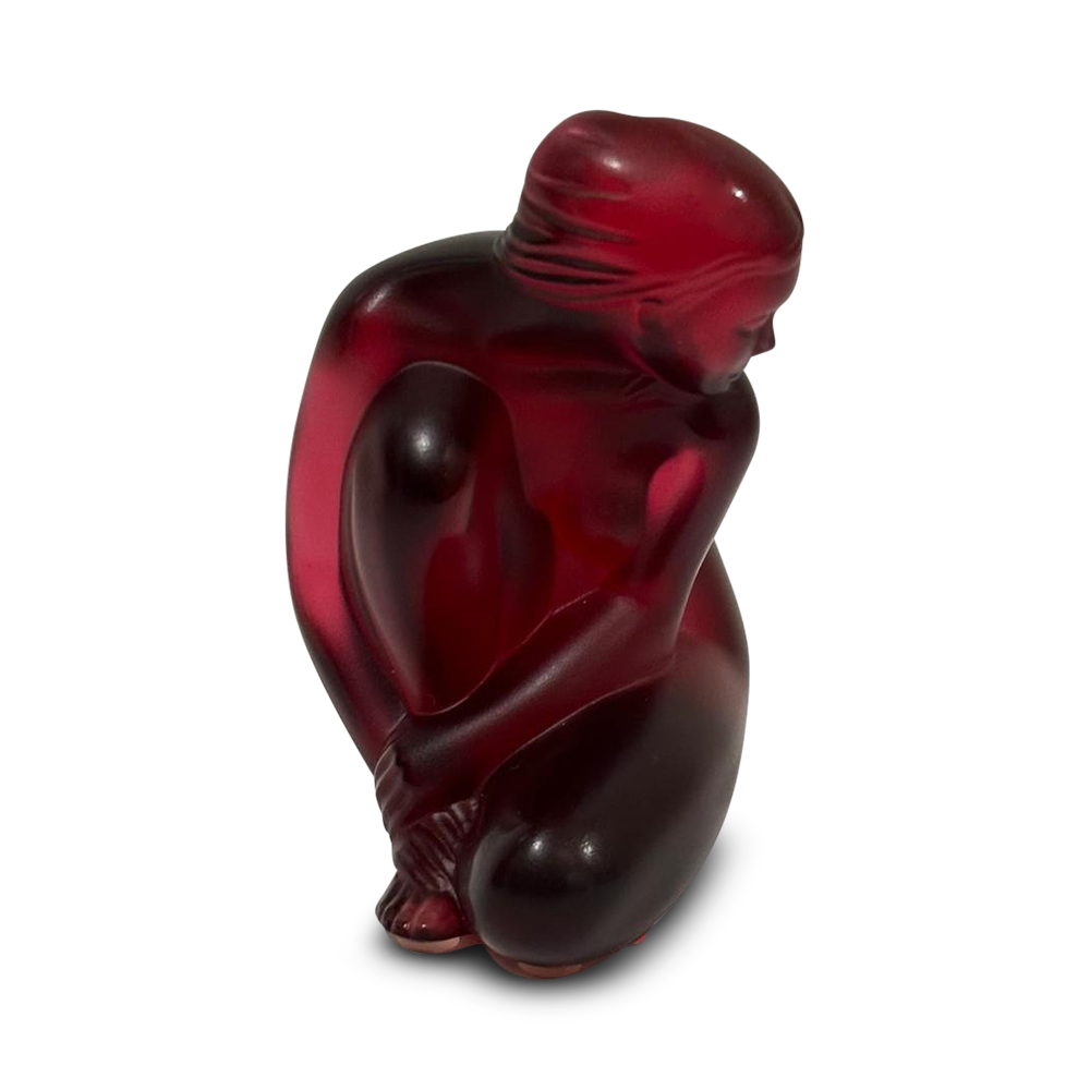 Lalique Petite Nue Venus red c.2000