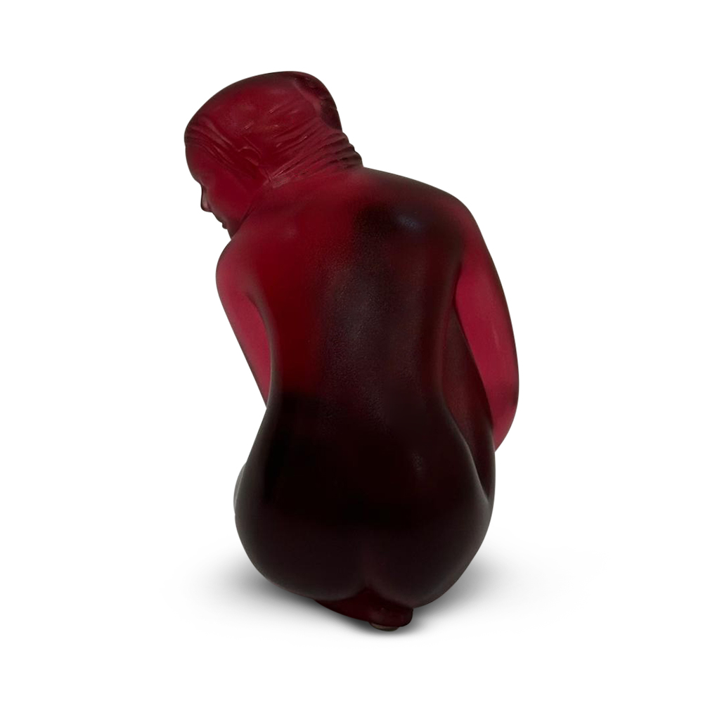 Lalique Petite Nue Venus red c.2000
