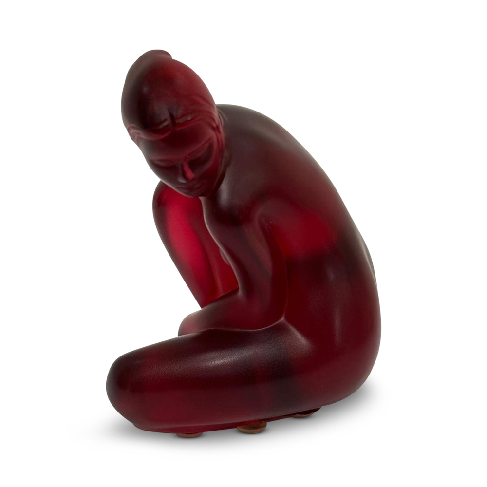 Lalique Petite Nue Venus red c.2000