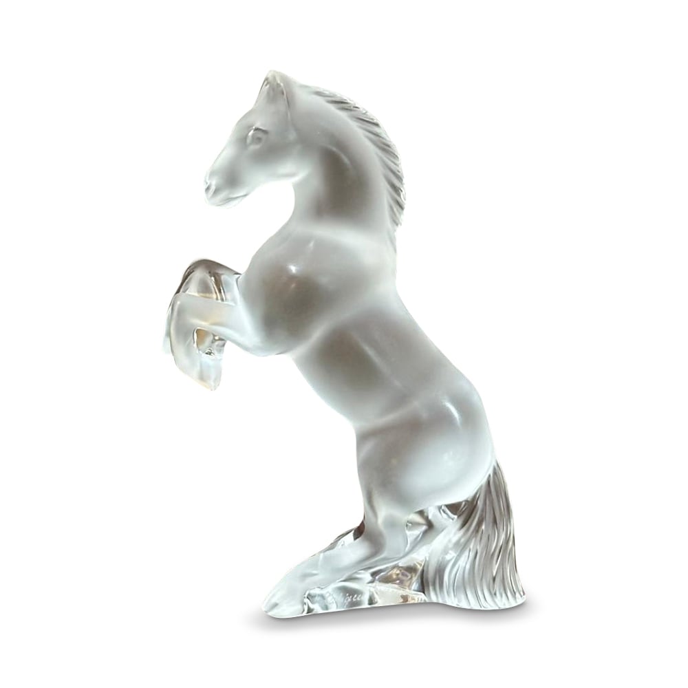 Lalique prancing horse c.2000