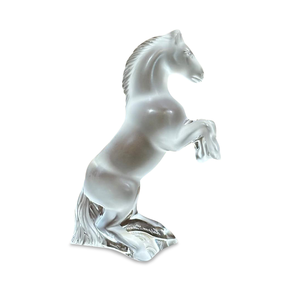 Lalique prancing horse c.2000