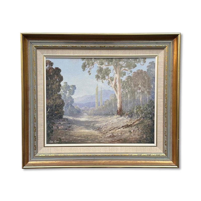 Les Rees 1914-2001 Misty Morn at Bright oil painting
