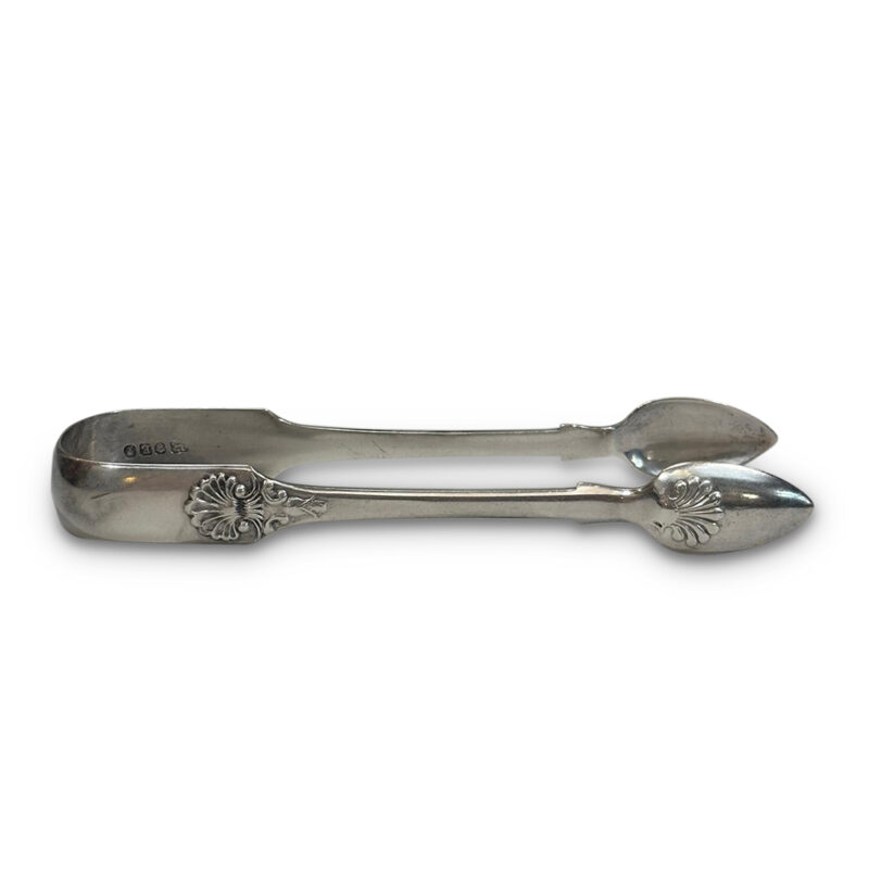 Sterling silver sugar tongs London 1880