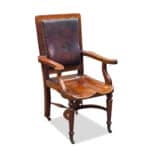Australian blackwood carved office chair c.1880