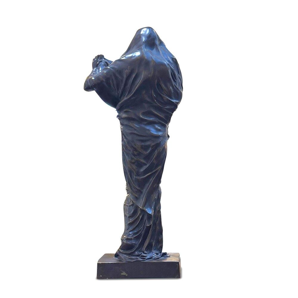 Grand bronze figure by Louis Barrias Nature Revelaing Herself to Science c.1900
