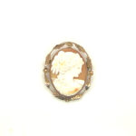 9ct English cameo brooch c.1900