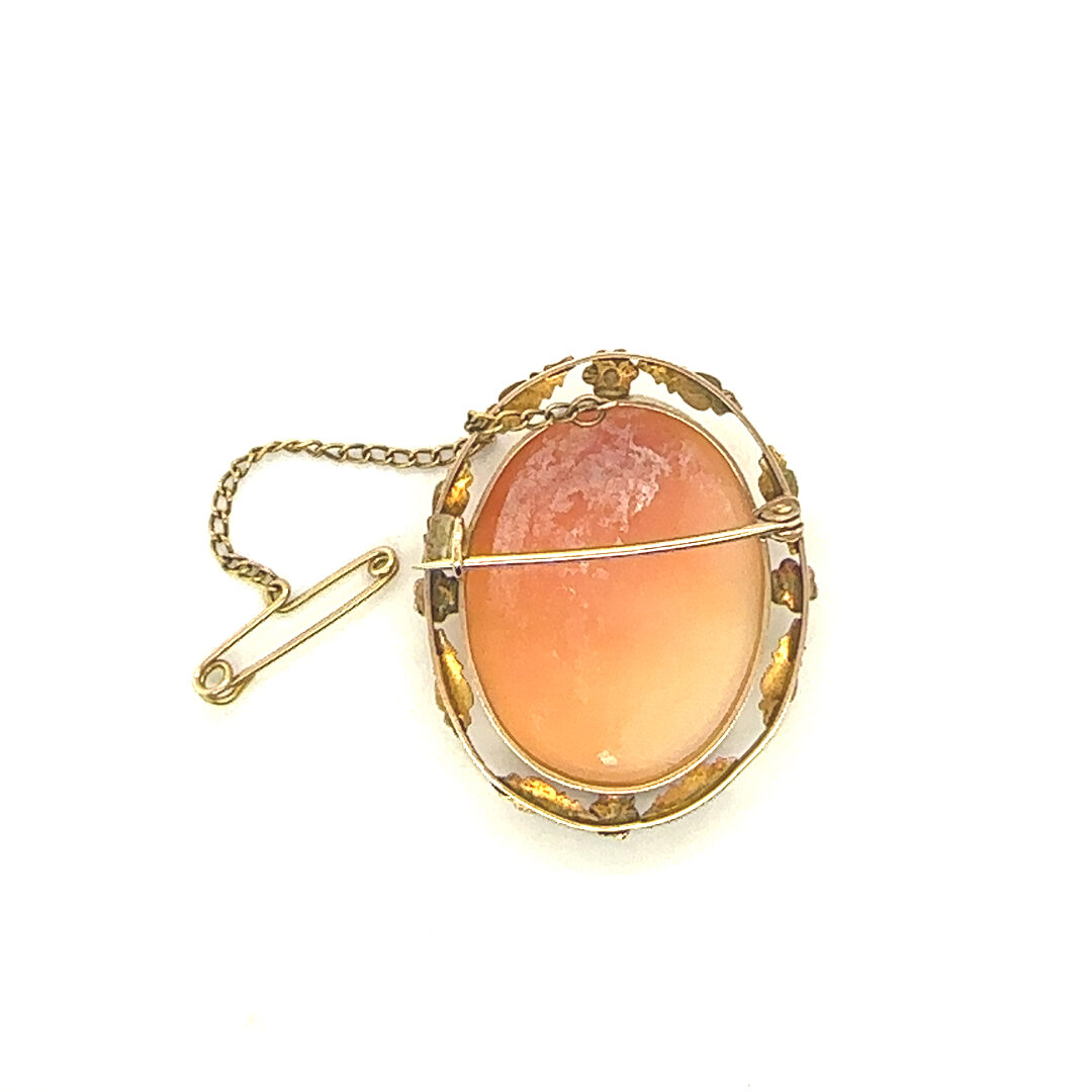 9ct English cameo brooch c.1900