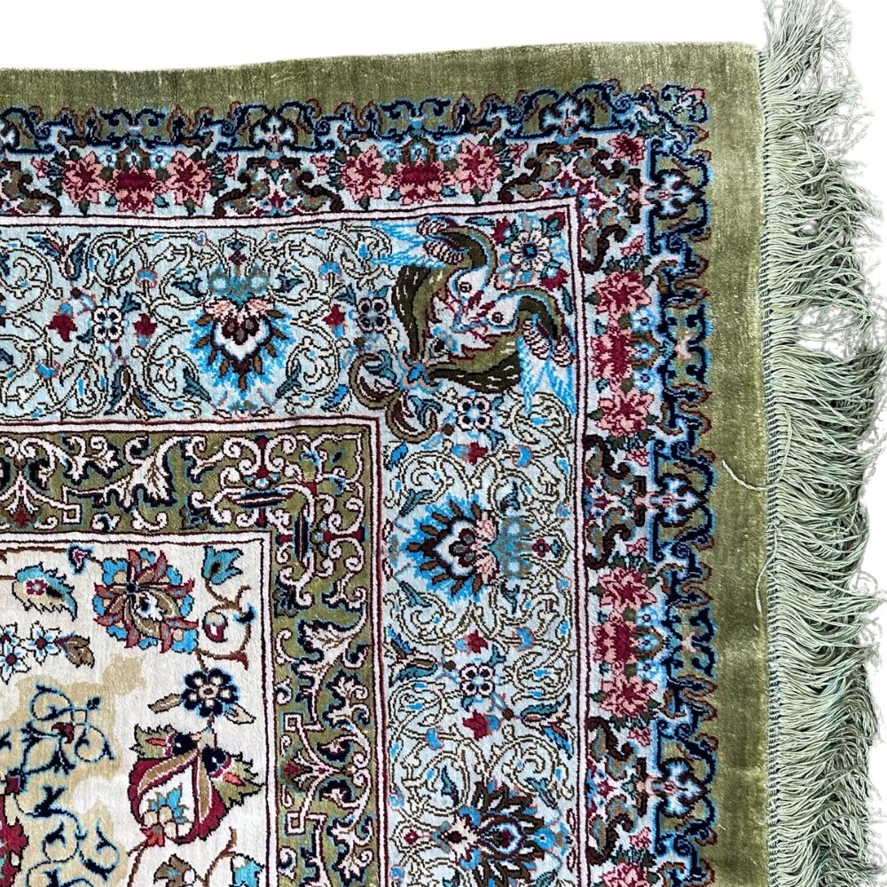 Qom Arjian Persian Carpet Silk 130 x 201cm