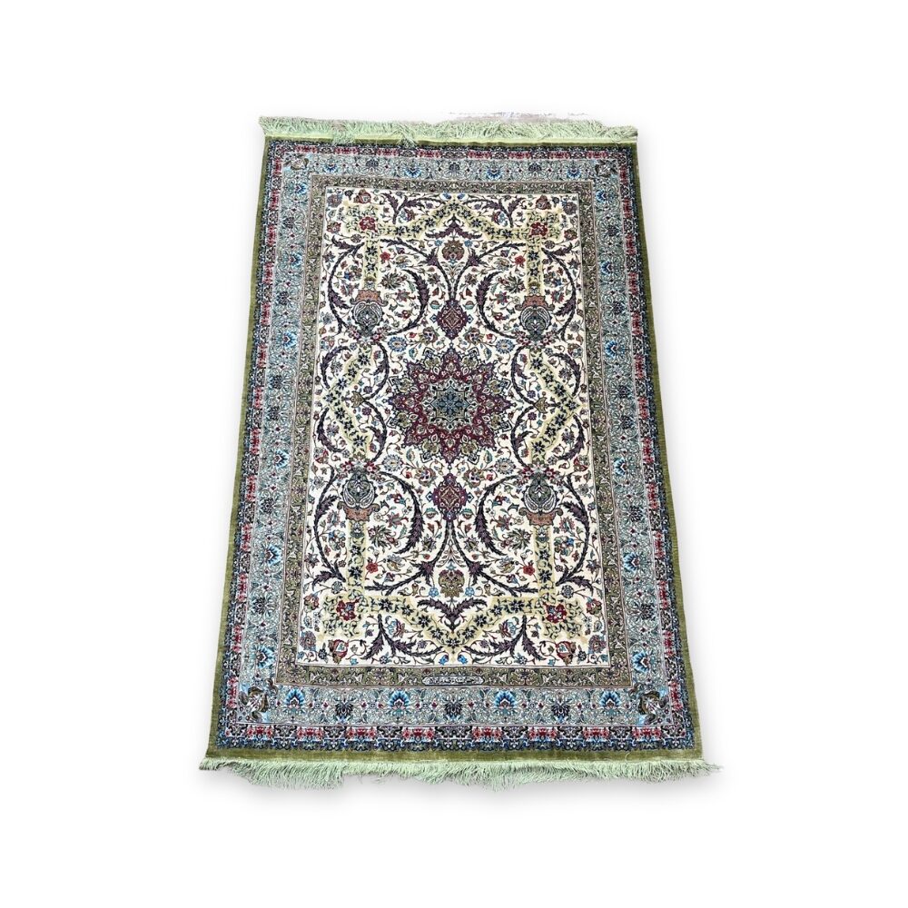 Qom Arjian Persian Carpet Silk 130 x 201cm