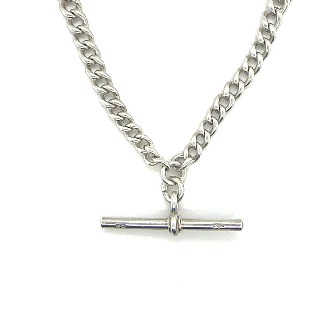 Sterling silver fob chain c.1904