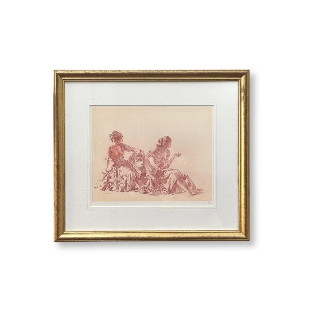 William Russell Flint Cecilia and Joanna print 109 of 650
