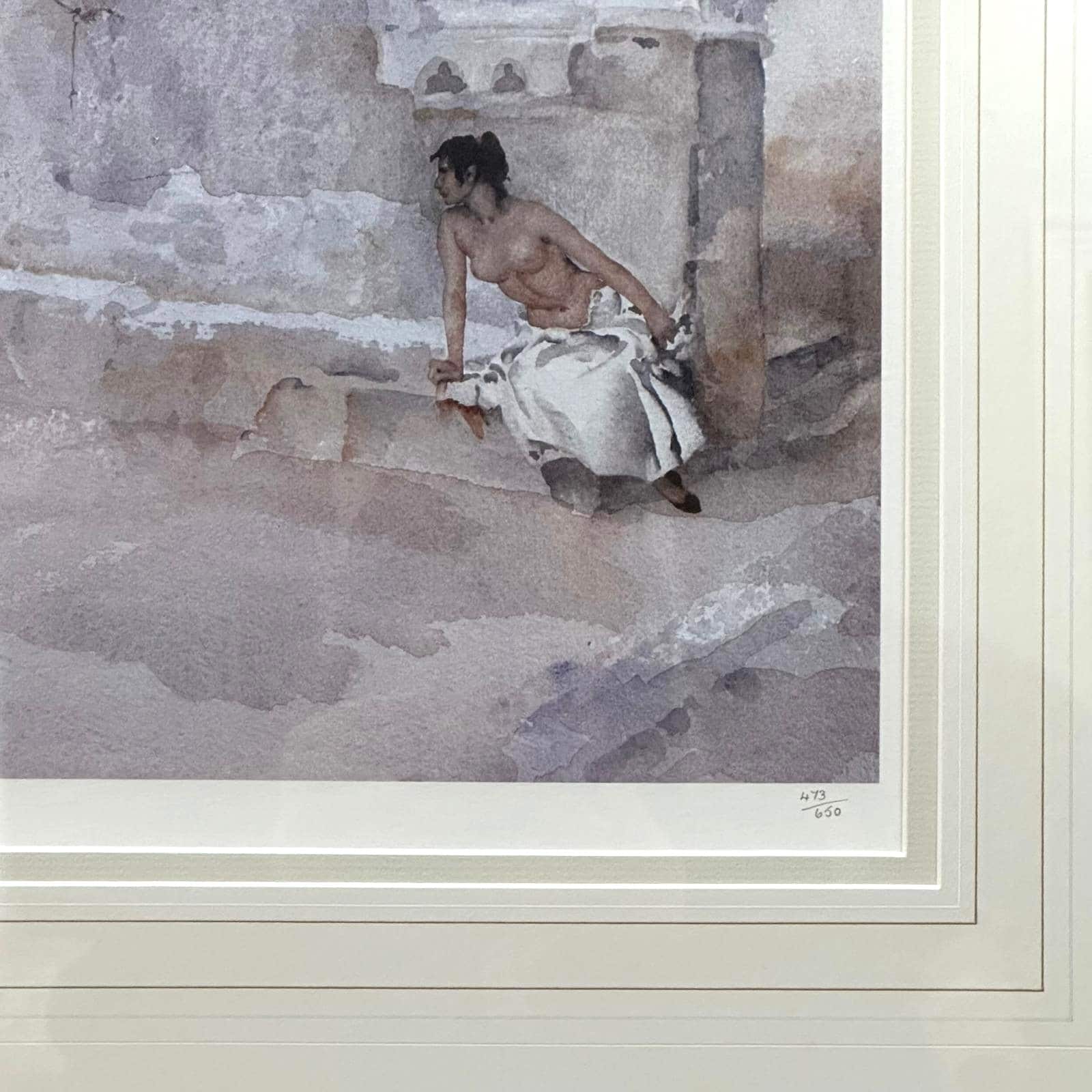 William Russell Flint Ladies in architectural courtyard print 473 of 650