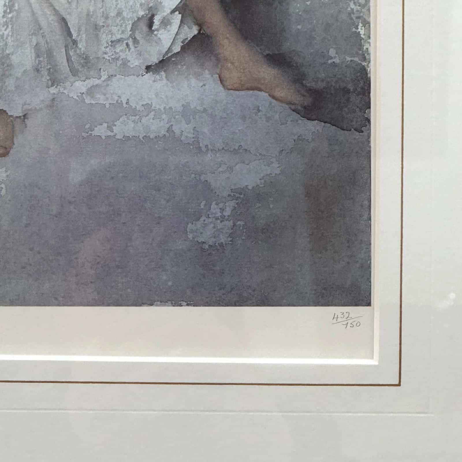 William Russell Flint Lady in white with flowers 432 of 750