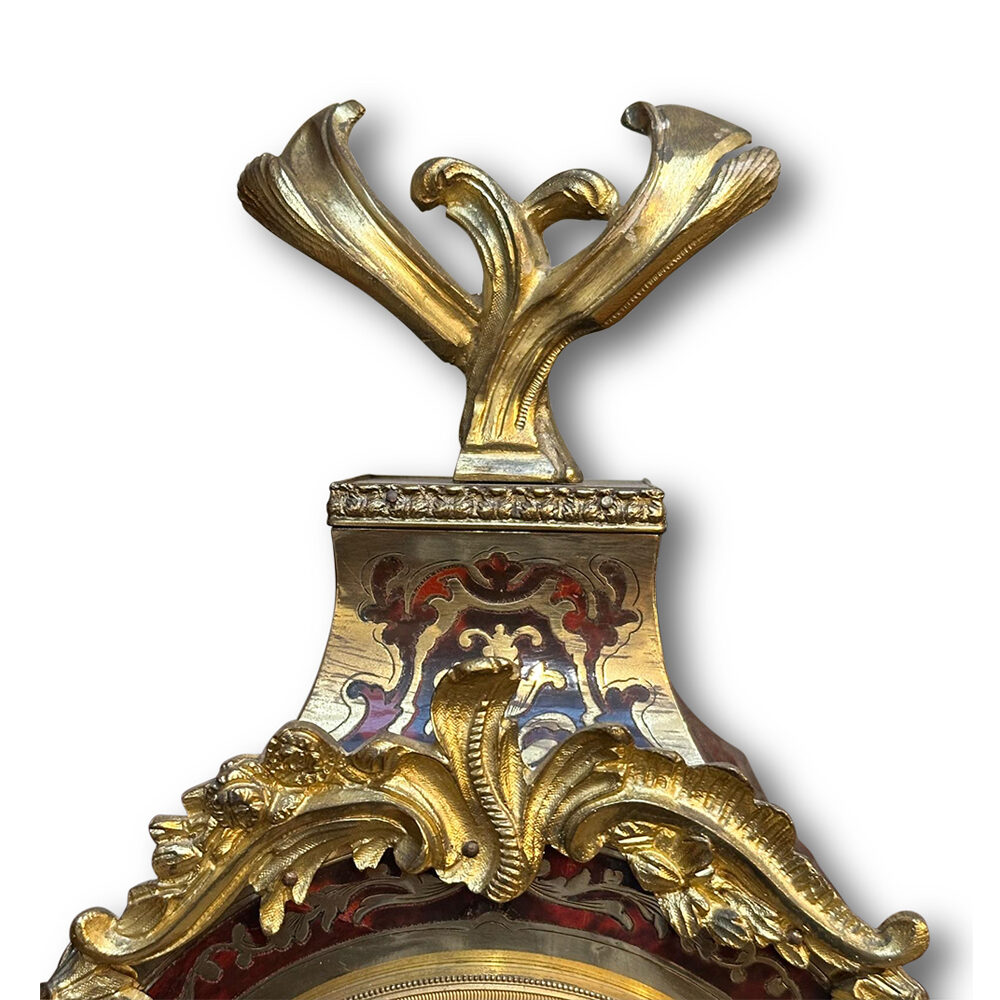 19th century boulle mantle clock by Caydon & Sons
