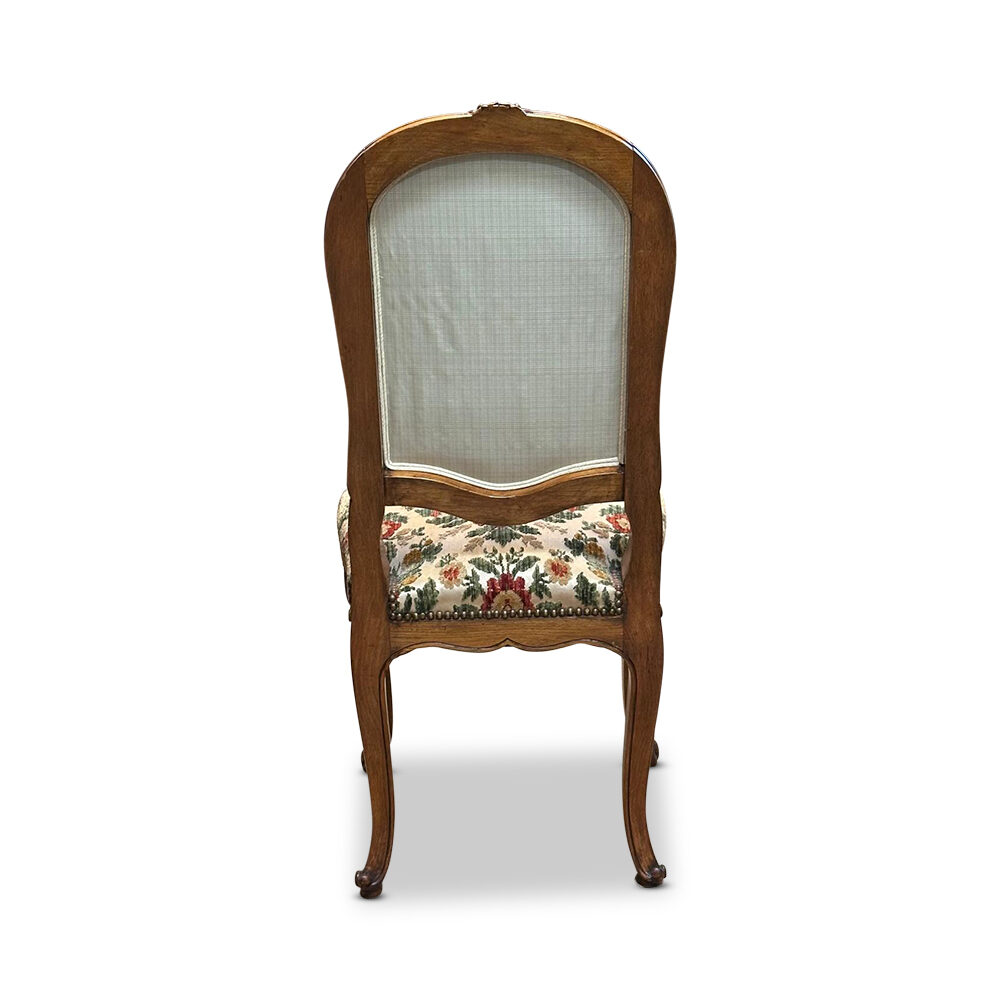 Superb set 10 French oak carved dining chairs c.1910