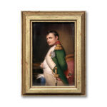 German KPM porcelain hand painted miniature signed portrait of Napoleon Bonaparte c.1880