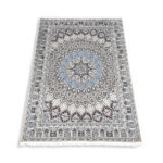 Nain Persian carpet silk and wool signed